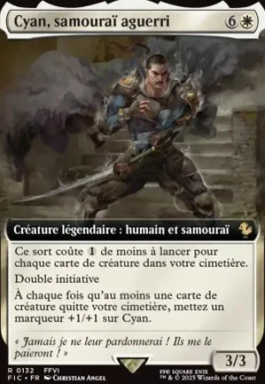 Cyan, samouraï aguerri
