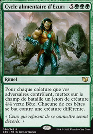 Cycle alimentaire d'Ezuri