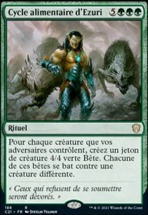 Cycle alimentaire d'Ezuri