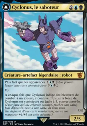 Cyclonus, le saboteur // Cyclonus, combattant cybertronien