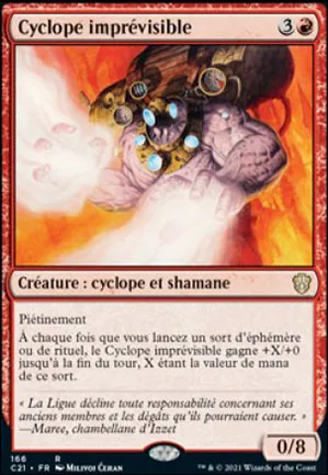 Cyclope imprévisible