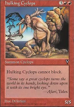 Cyclope lourdaud