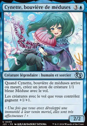 Cynette, bouvière de méduses