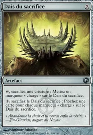 Dais du sacrifice