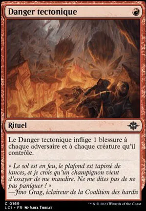 Danger tectonique