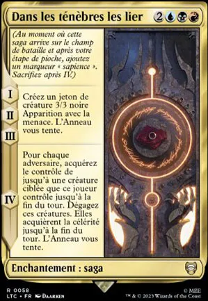 Dans les ténèbres les lier
