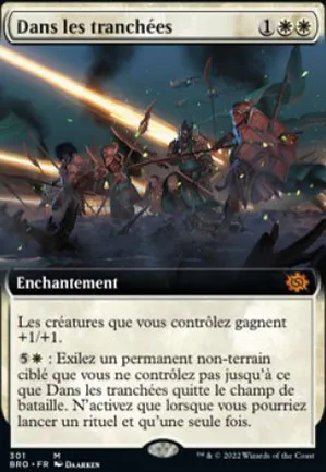 Dans les tranchées