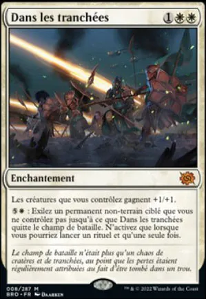 Dans les tranchées