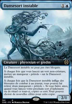 Dansesort instable