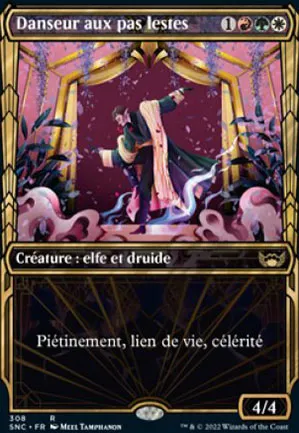 Danseur aux pas lestes