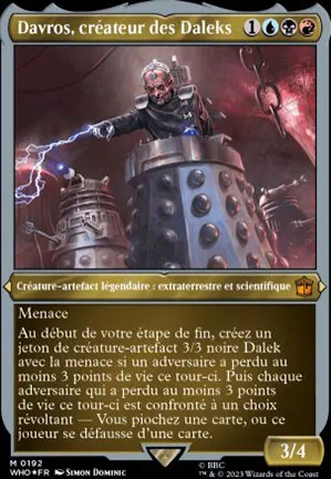 Davros, créateur des Daleks