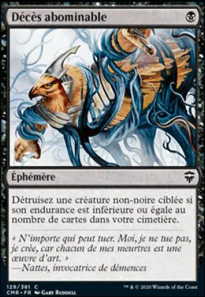 Décès abominable
