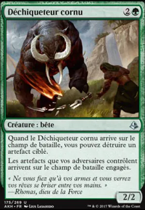Déchiqueteur cornu