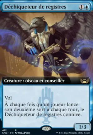 Déchiqueteur de registres