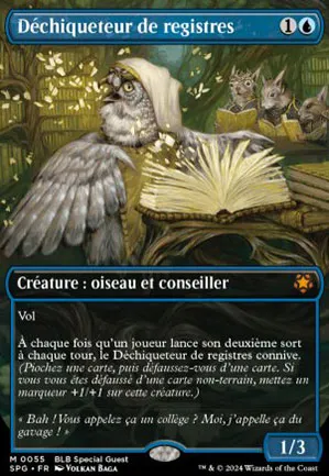 Déchiqueteur de registres