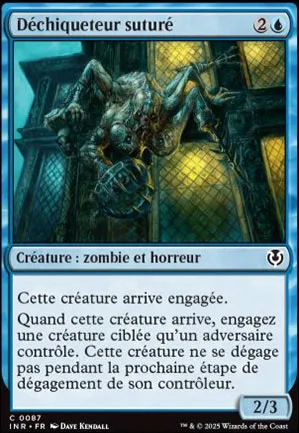 Déchiqueteur suturé