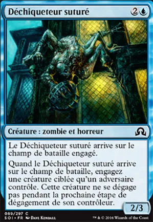 Déchiqueteur suturé