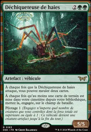 Déchiqueteuse de haies