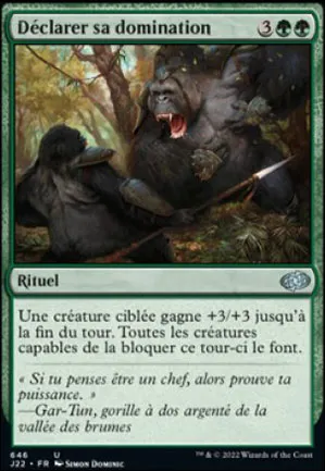 Déclarer sa domination