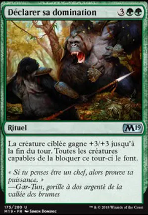Déclarer sa domination