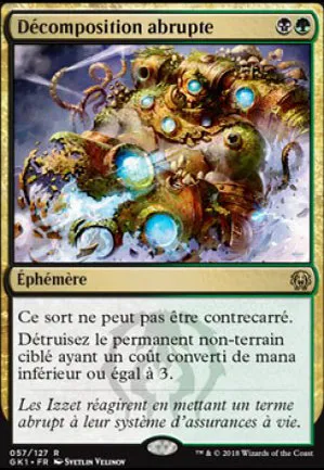 Décomposition abrupte