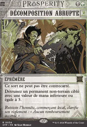 Décomposition abrupte