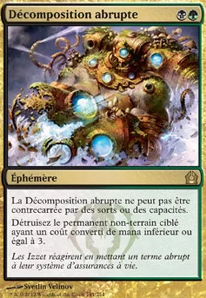 Décomposition abrupte