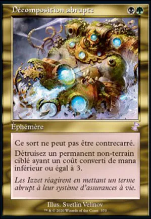 Décomposition abrupte