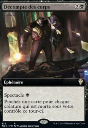 Décompte des corps