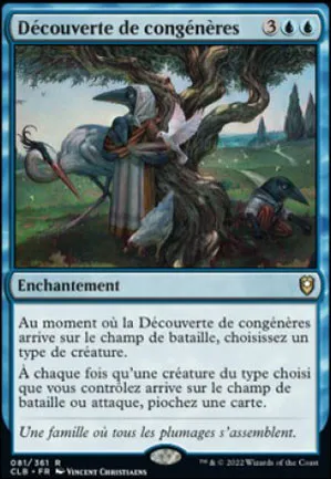 Découverte de congénères
