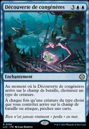 Découverte de congénères