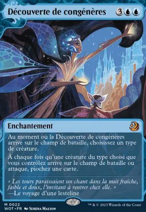 Découverte de congénères