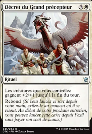 Décret du Grand précepteur