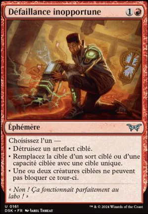 Défaillance inopportune
