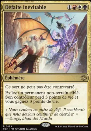 Défaite inévitable