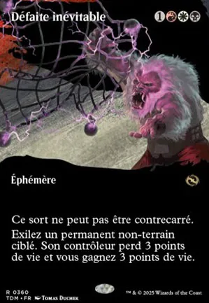 Défaite inévitable
