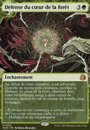 Défense du cœur de la forêt
