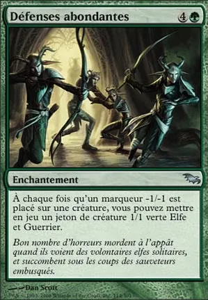 Défenses abondantes
