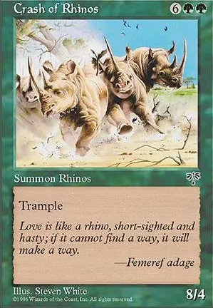 Déferlante de rhinocéros