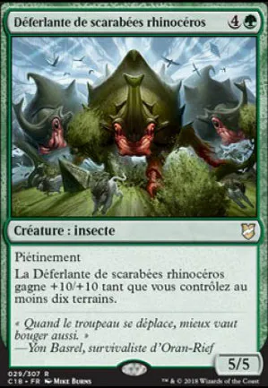 Déferlante de scarabées rhinocéros