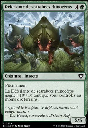 Déferlante de scarabées rhinocéros