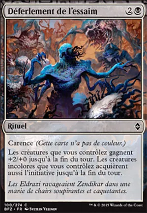 Déferlement de l'essaim