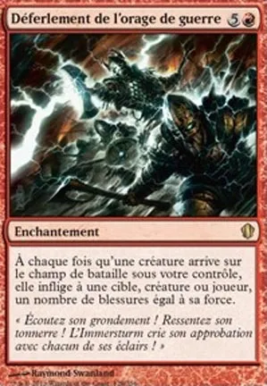 Déferlement de l'orage de guerre