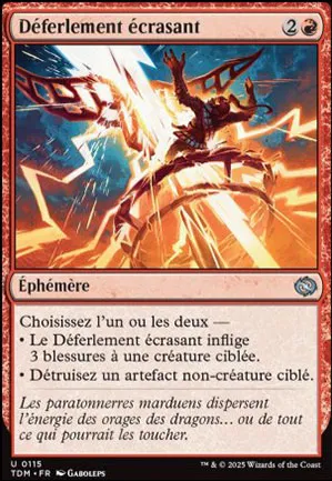 Déferlement écrasant