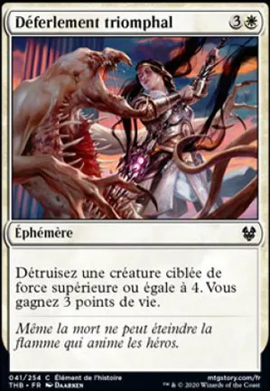 Déferlement triomphal