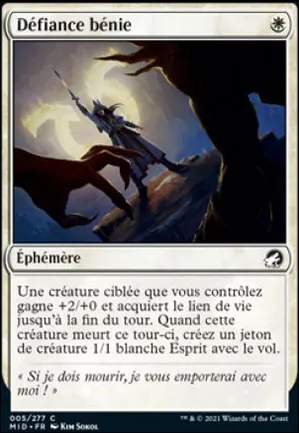 Défiance bénie