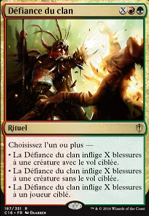 Défiance du clan