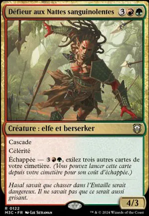 Défieur aux Nattes sanguinolentes