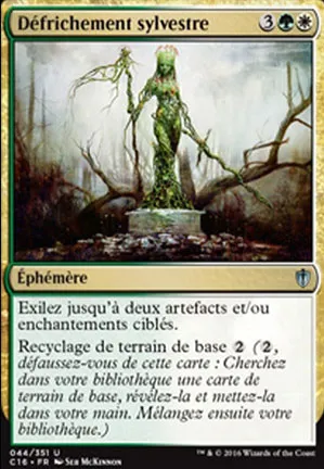 Défrichement sylvestre