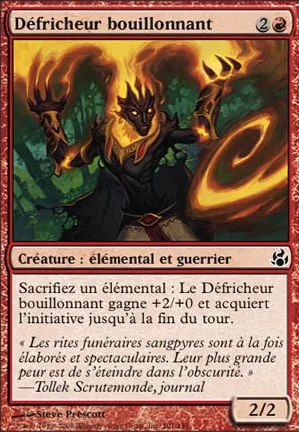 Défricheur bouillonnant